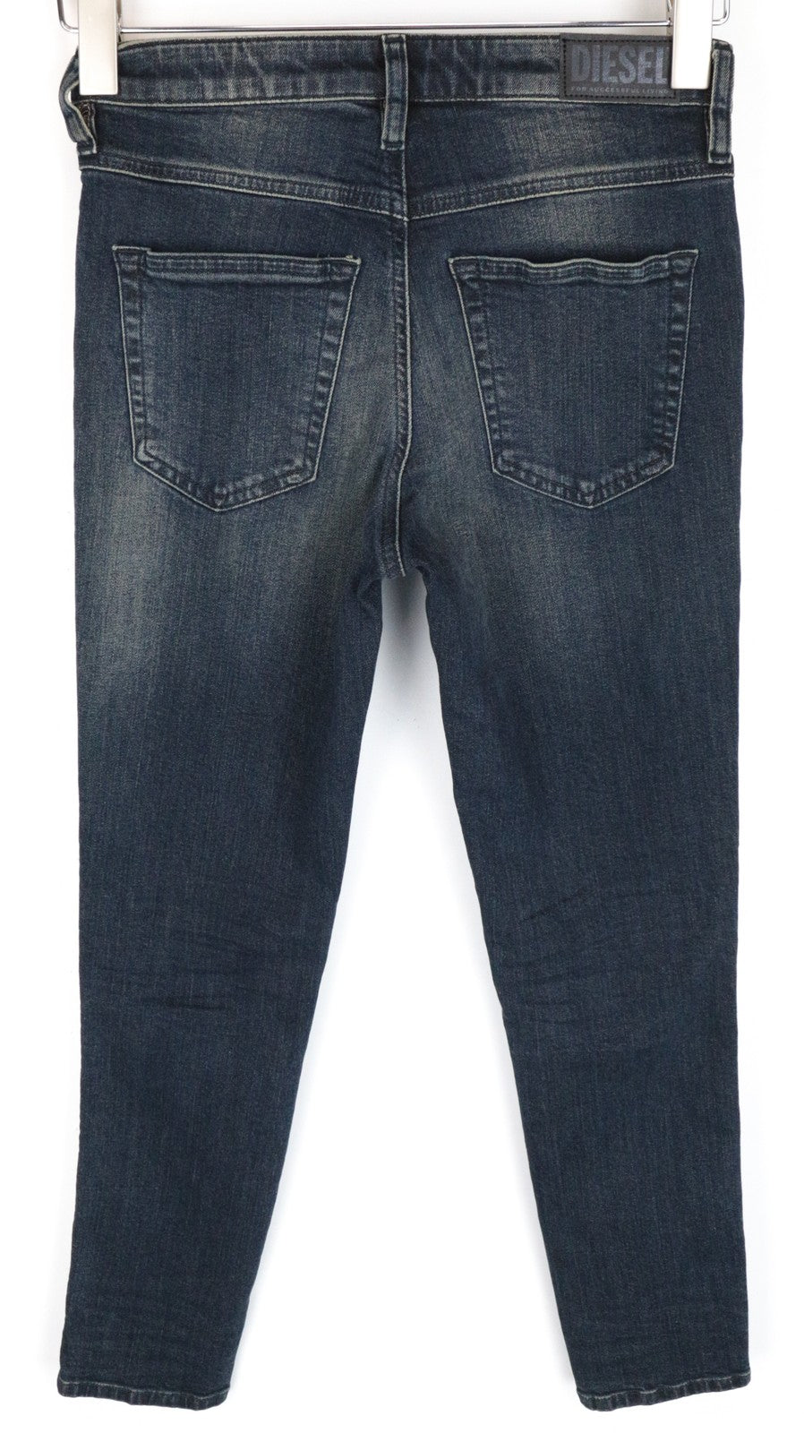 DIESEL Babhila 069FX Women Jeans W25/L30 Blue Slim Skinny Washed Cotton Stretch