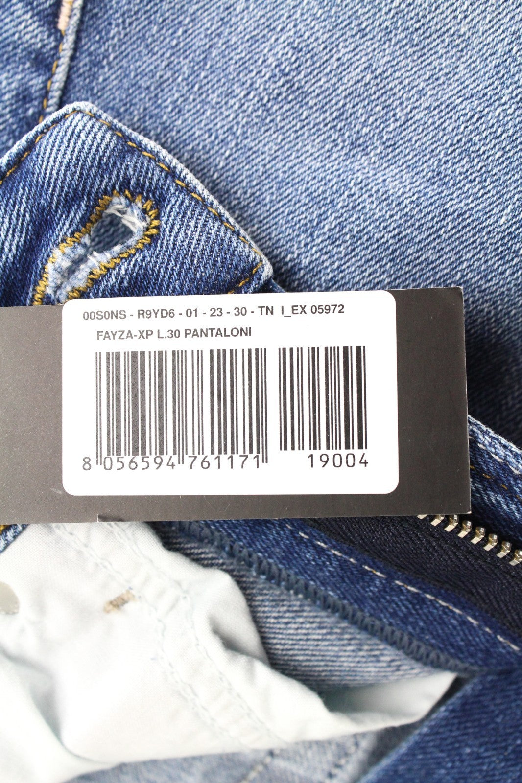 DIESEL Fayza-XP R9YD6 Women Jeans W23/L30 Boyfriend Blue Cotton Stretch Girls