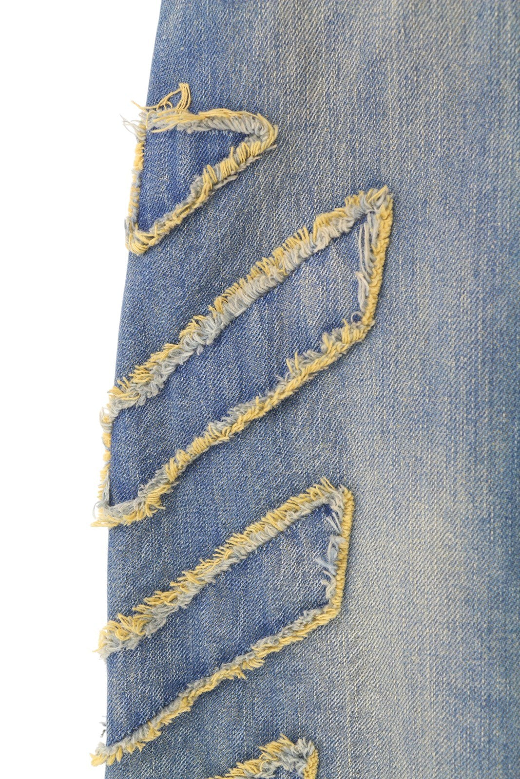 OFF-WHITE c/o VIRGIL ABLOH Diag Raw Patch Skate Denim Men Jacket XL FW25