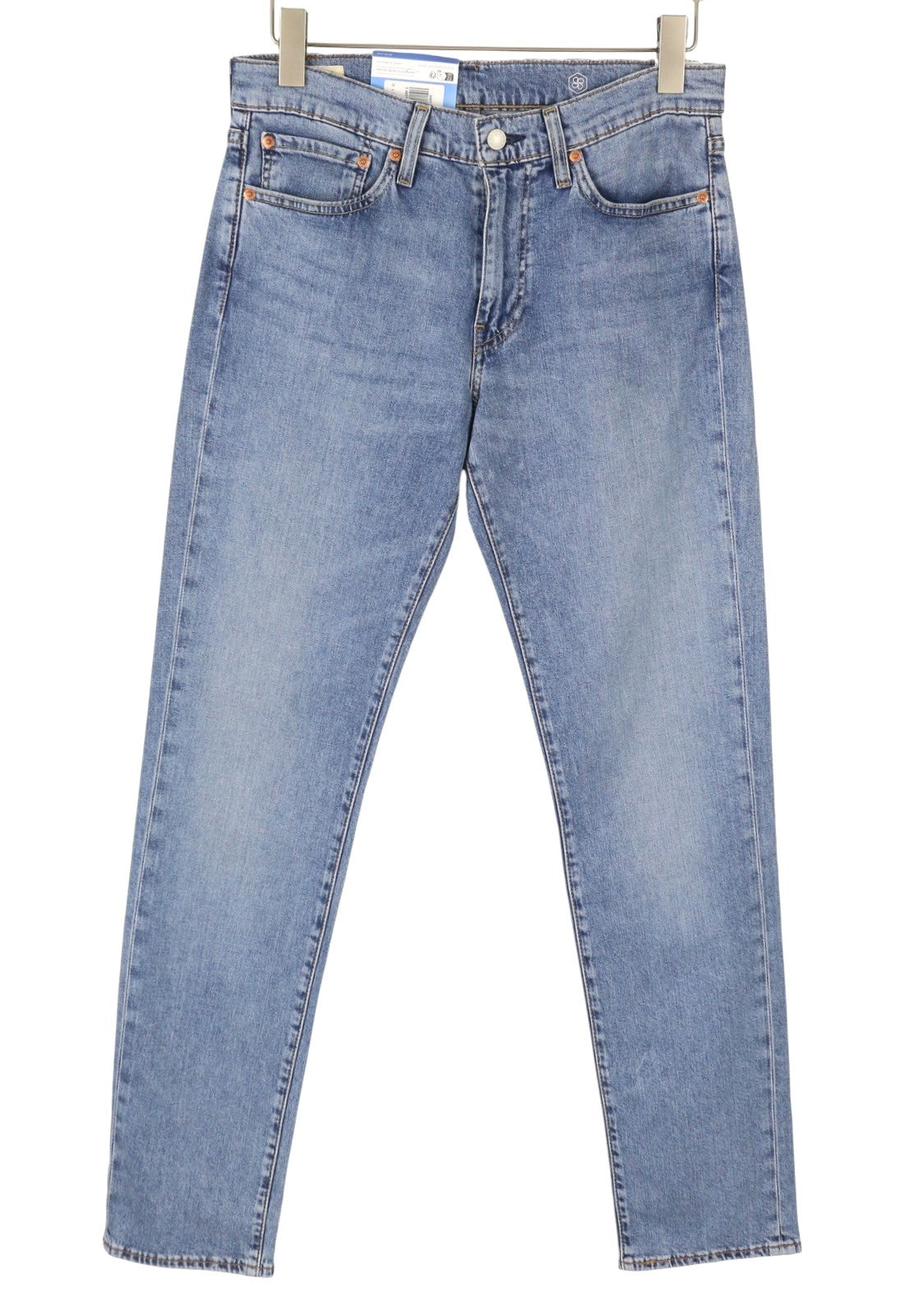 LEVI'S 511 Slim Men Jeans W31/L34 Blue Whiskers Faded Stretch Premium Big E