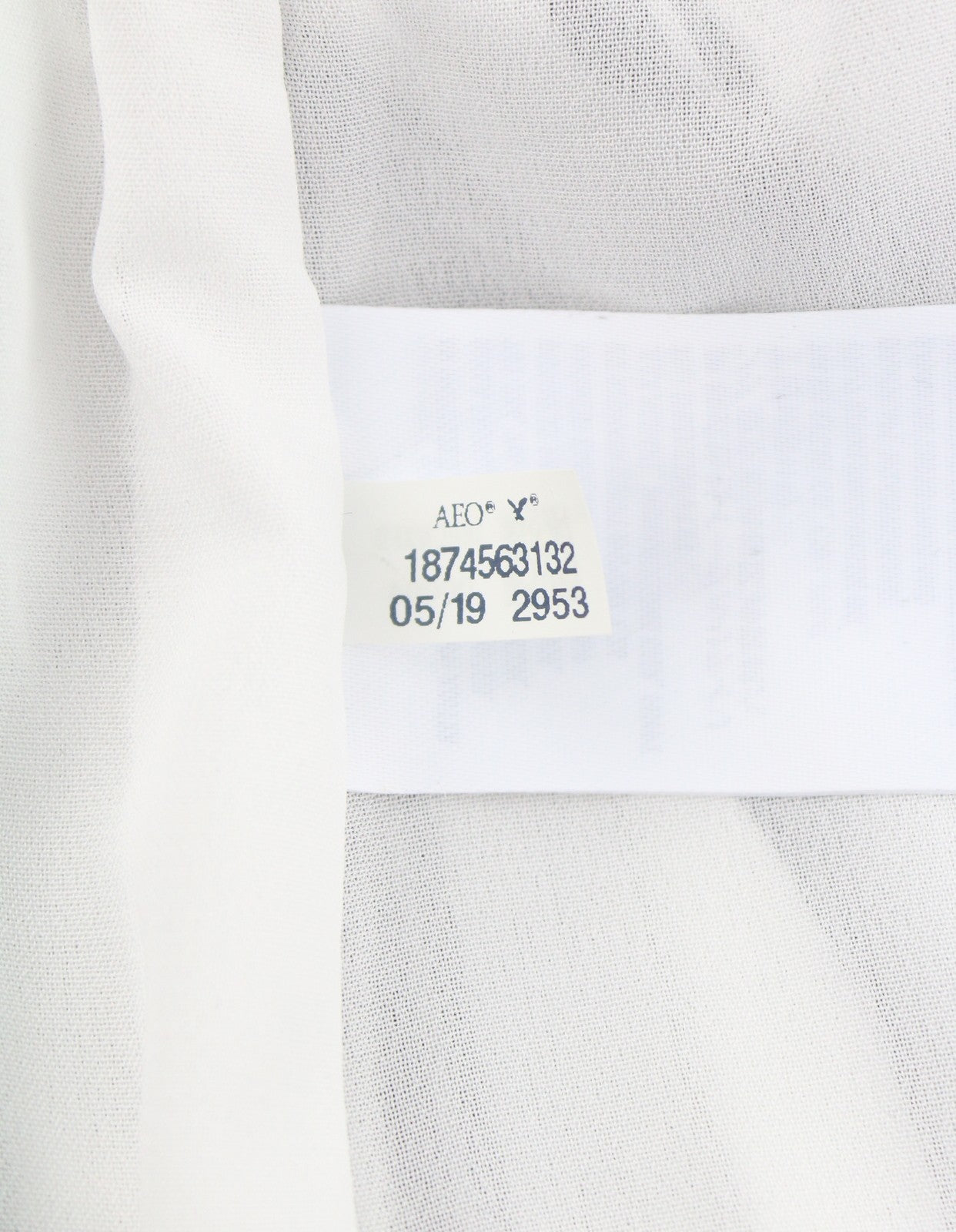 AMERICAN EAGLE OUTFITTERS Women Skirt M White Striped Buttoned Midi