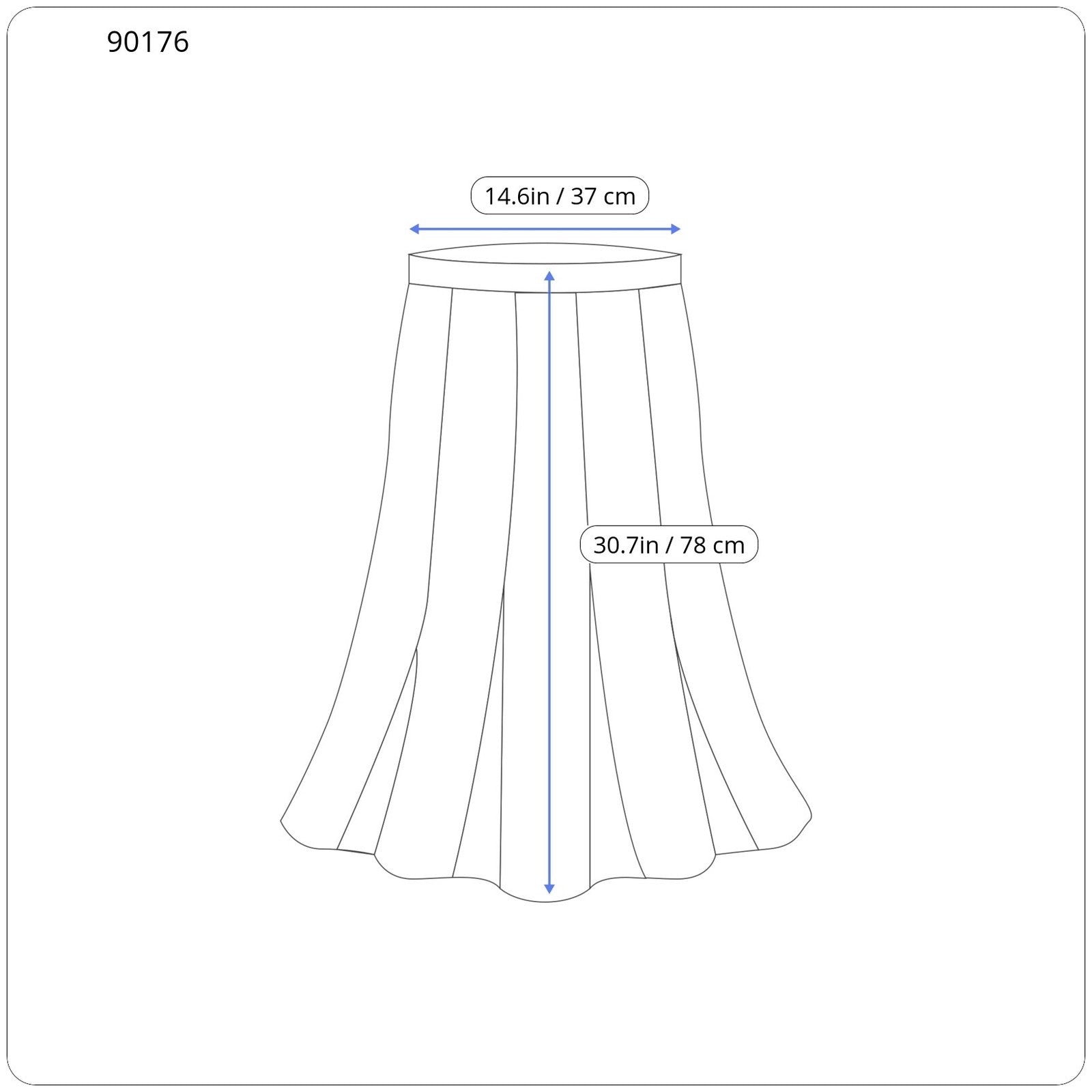 AMERICAN EAGLE OUTFITTERS Women Skirt M White Striped Buttoned Midi