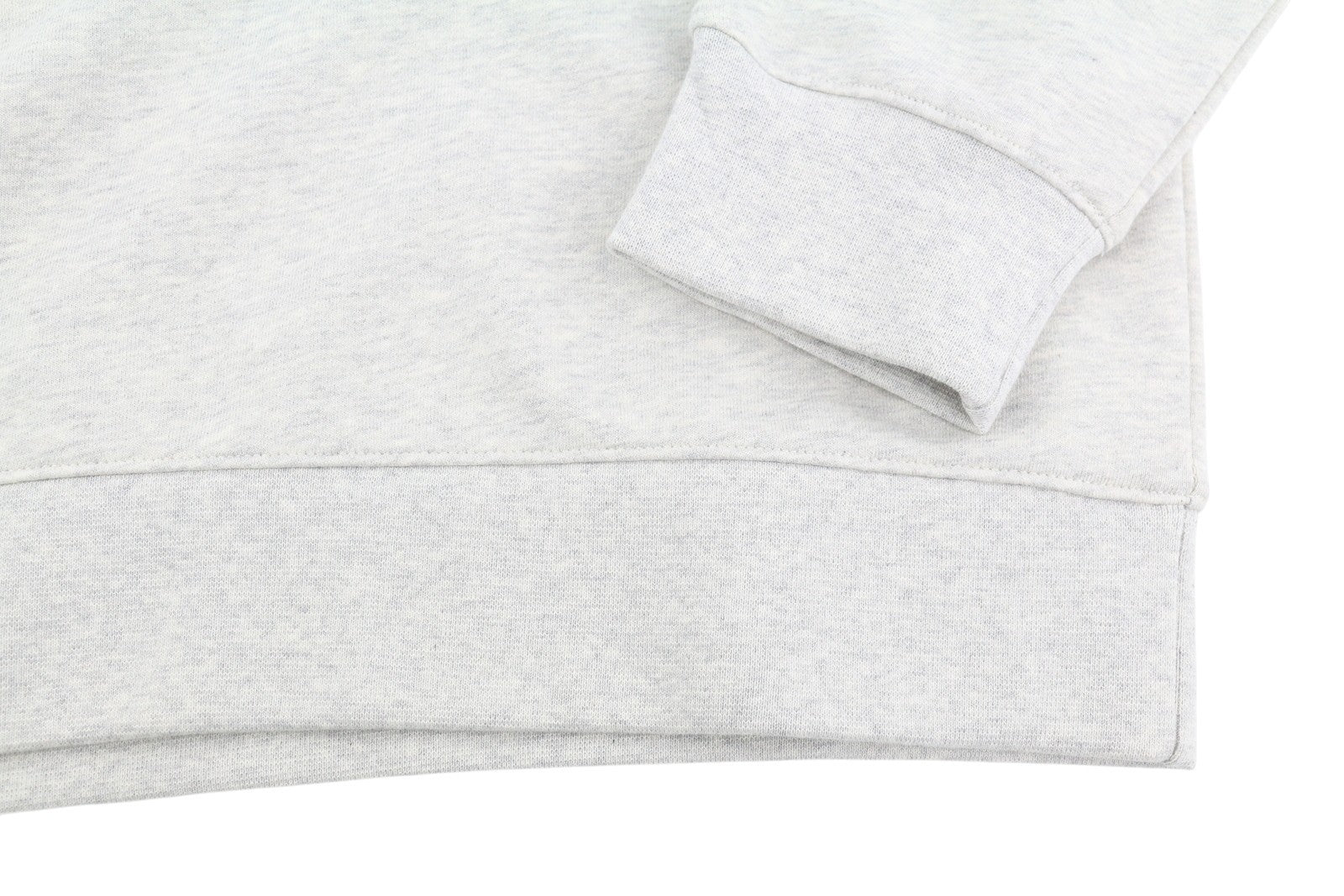 A.P.C. Rufus Men Sweatshirt S Melange Grey Crew Neck Cotton Pullover RRP389