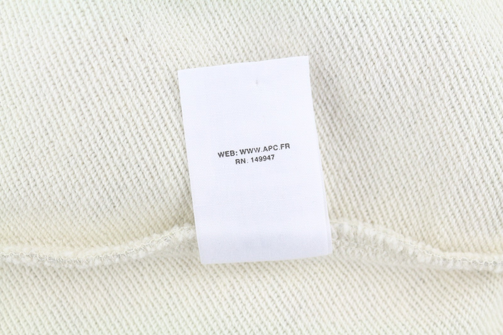 A.P.C. Rufus Men Sweatshirt S Melange Grey Crew Neck Cotton Pullover RRP389