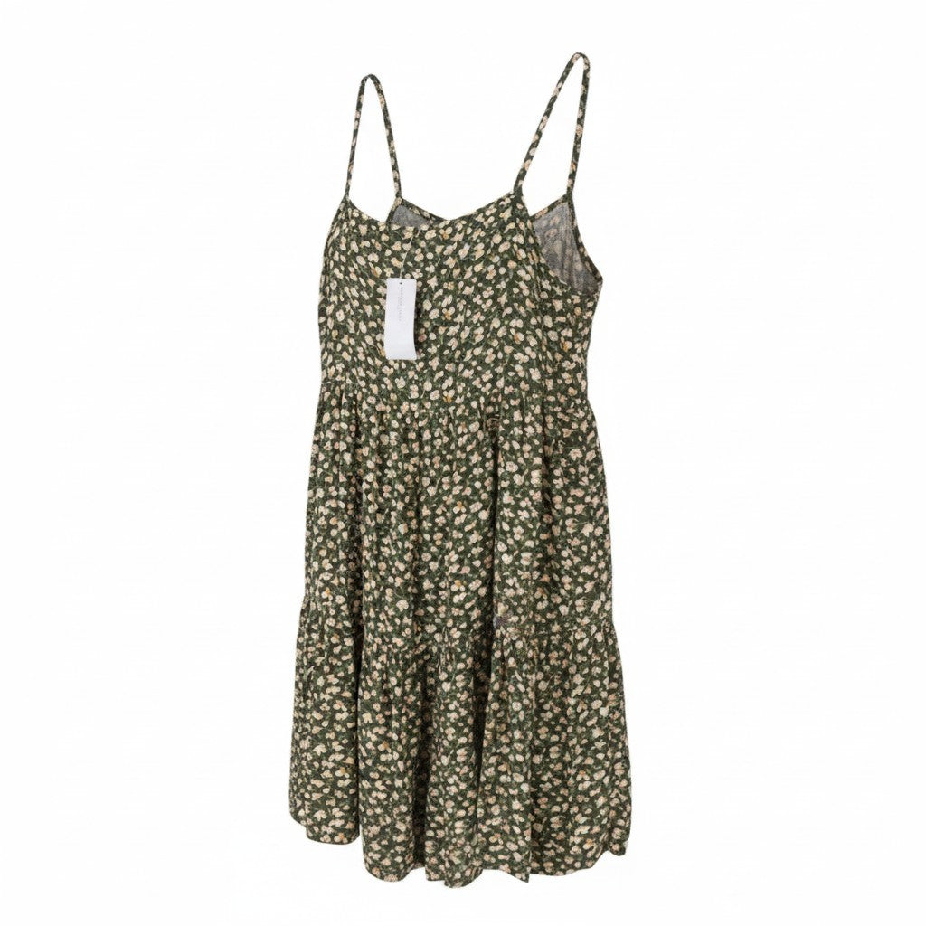 AMERICAN EAGLE OUTFITTERS Women Dress XS Floral Pattern Round Neck Sleeveless