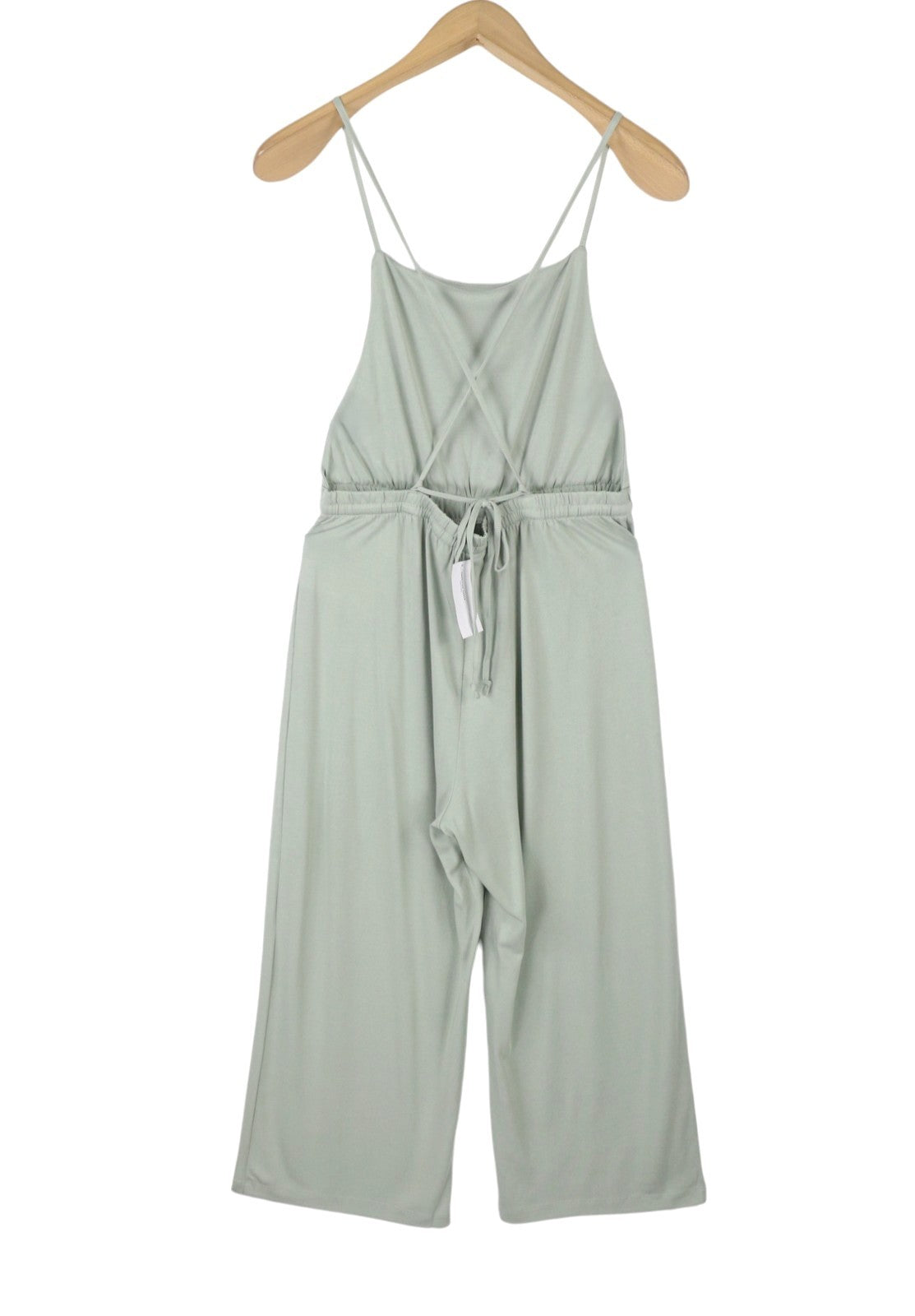 AMERICAN EAGLE OUTFITTERS Women Jumpsuit M Green Super Soft Elastic Waist