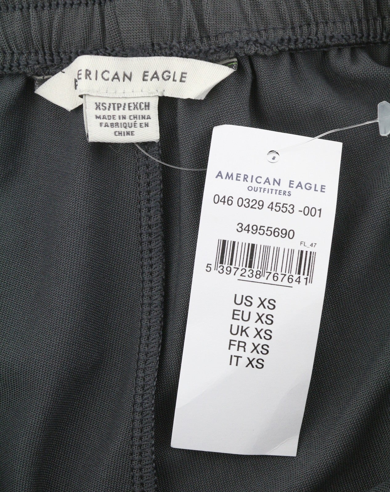 AMERICAN EAGLE OUTFITTERS Women Jumpsuit XS Grey Super Soft Drawstring Waist