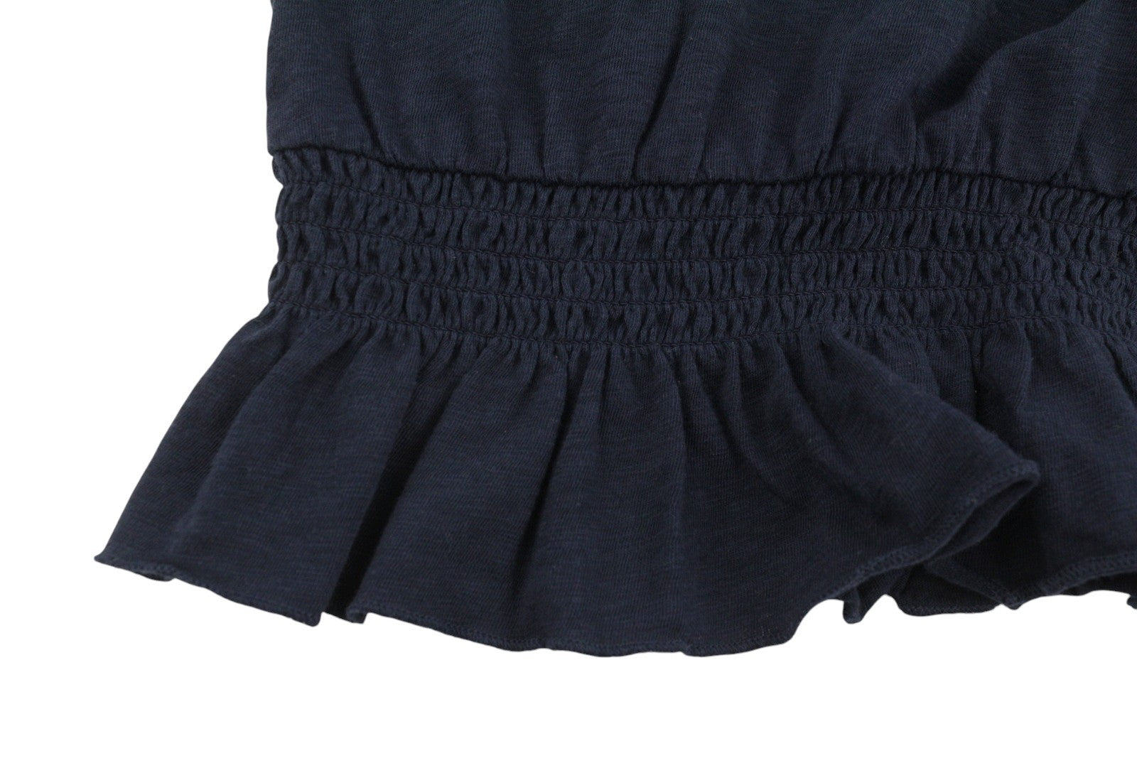 AMERICAN EAGLE OUTFITTERS Women T-Shirt 2XS Dark Blue Embroidered Short Sleeve