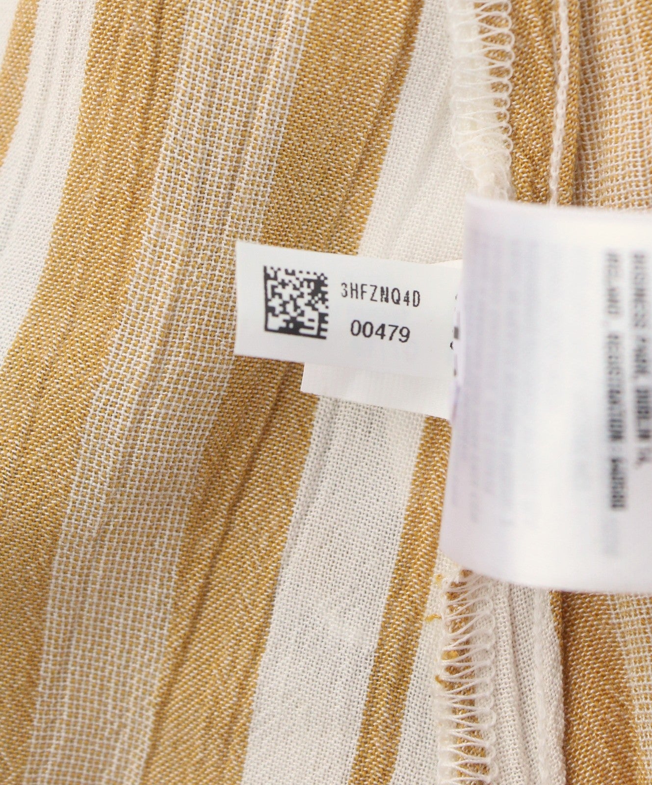 AMERICAN EAGLE OUTFITTERS Women T-Shirt S Beige Stripe V-Neck Sleeveless