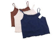 AMERICAN EAGLE OUTFITTERS Women T-Shirt S 3 Pack Cotton Lace Trim Sleeveless