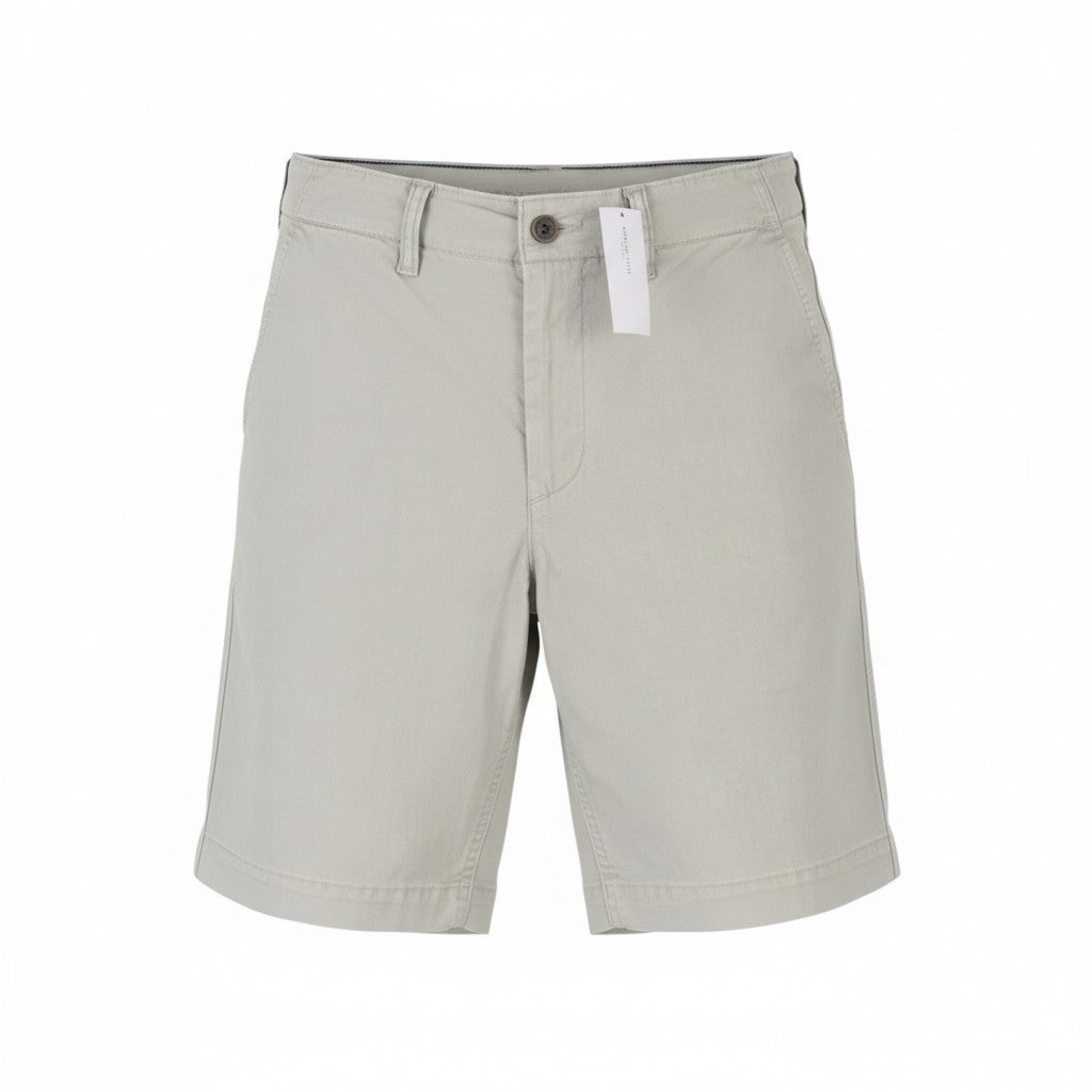 AMERICAN EAGLE OUTFITTERS Classic 10" Men Shorts W30 Grey Stretch Flex Chino