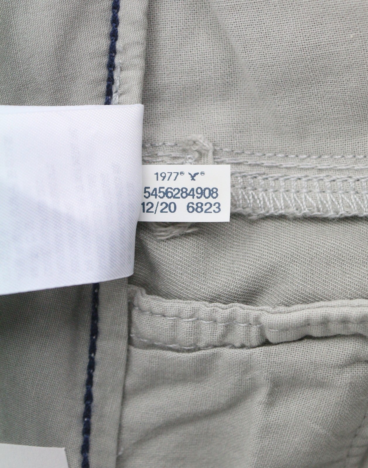 AMERICAN EAGLE OUTFITTERS Classic 10" Men Shorts W30 Grey Stretch Flex Chino