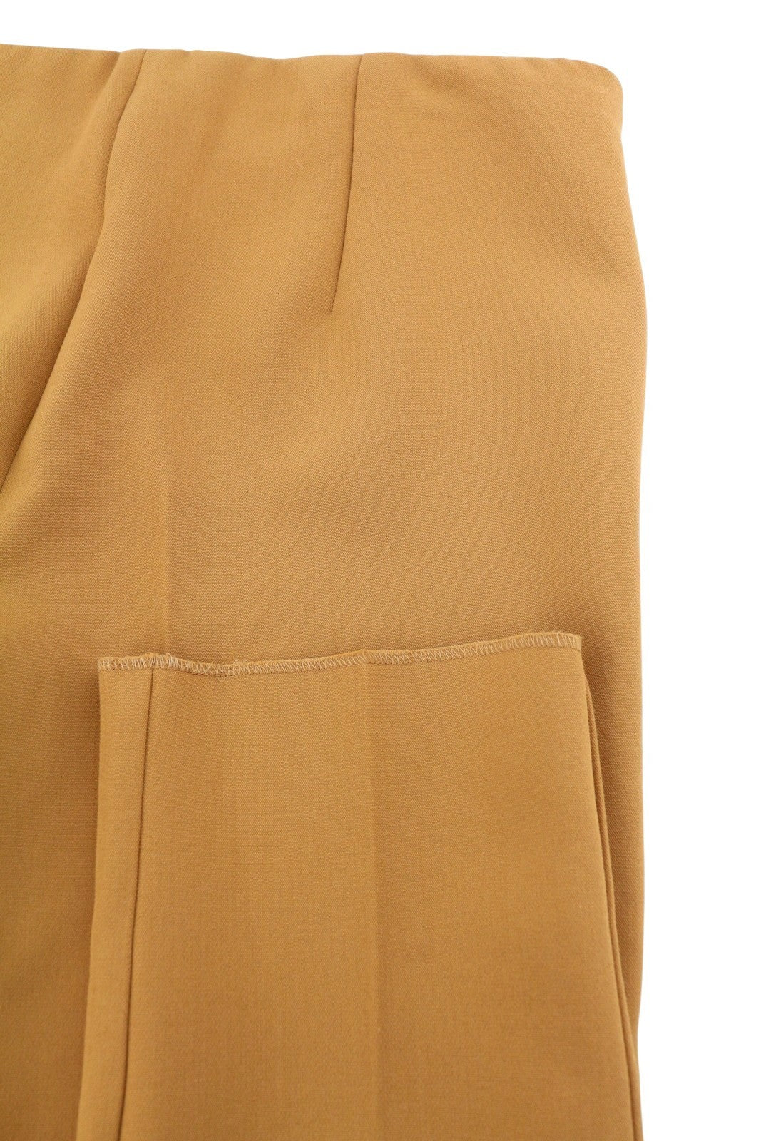 MAX MARA Women Trousers W28 Brown Elastic Waist Stretch Slim Fit