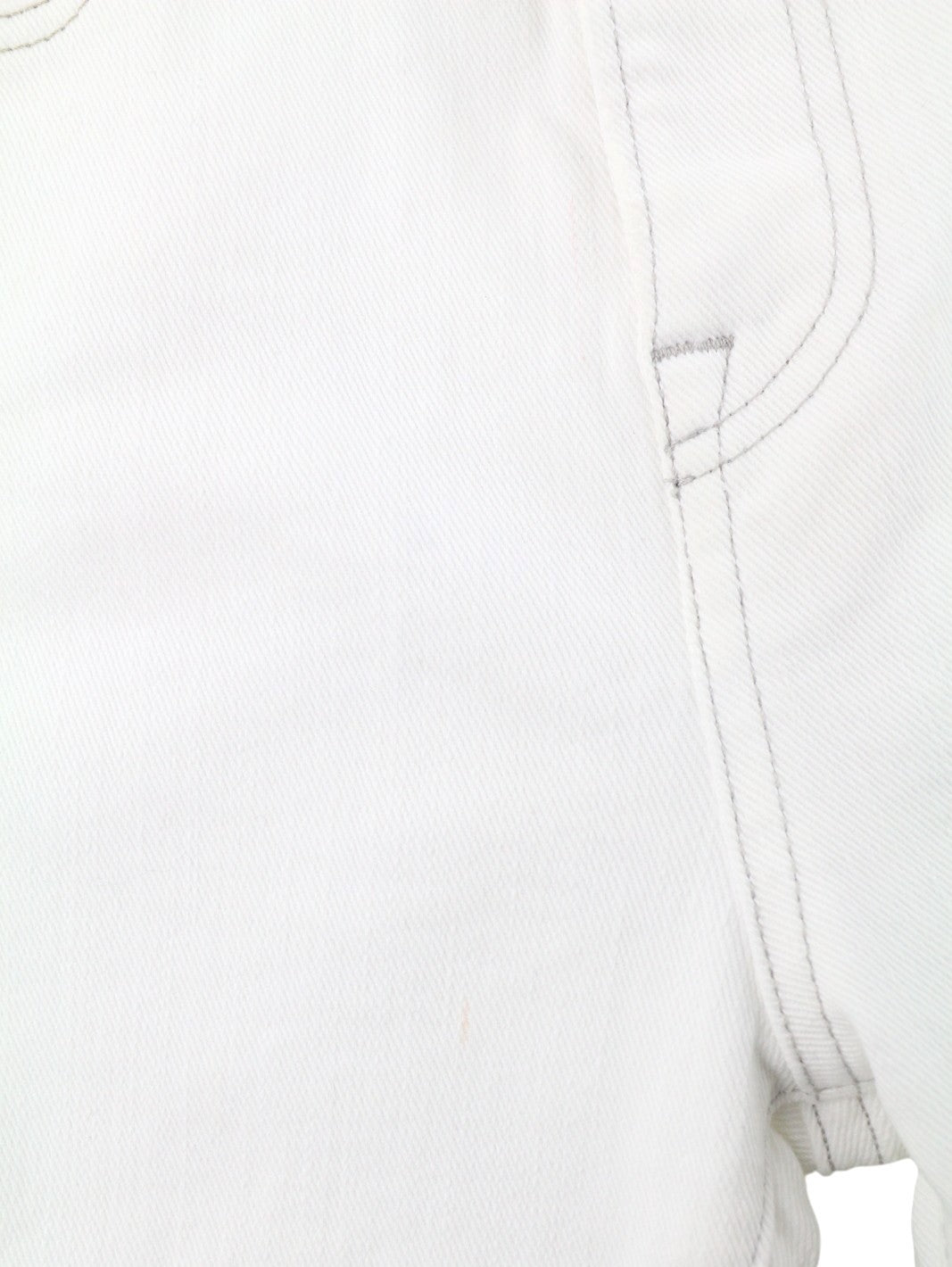 R13 Kick Fit Women Jeans 27 Bale White Flared Cropped Zipper