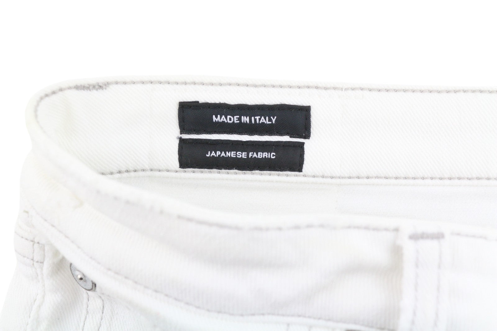 R13 Kick Fit Women Jeans 27 Bale White Flared Cropped Zipper