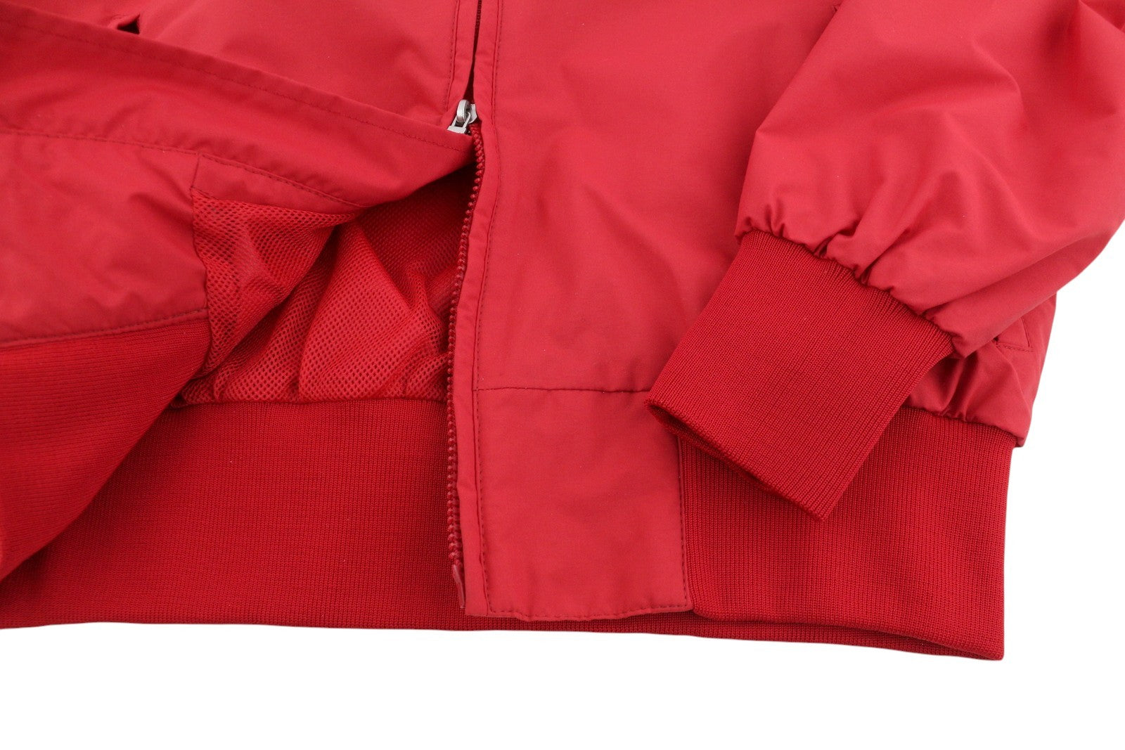NORTH SAILS Men Jacket S Red High Neck Full Zip Lightweight Bomber