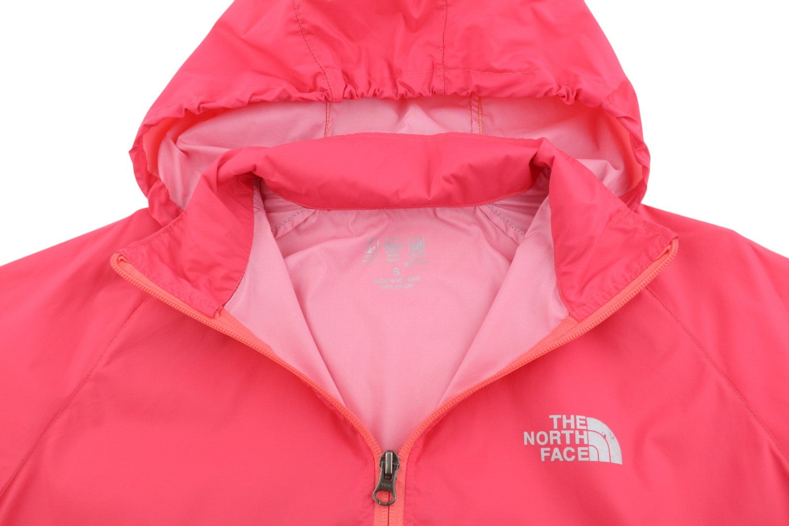 THE NORTH FACE Women Jacket S Pink Windproof Durable Water Repellency Thin