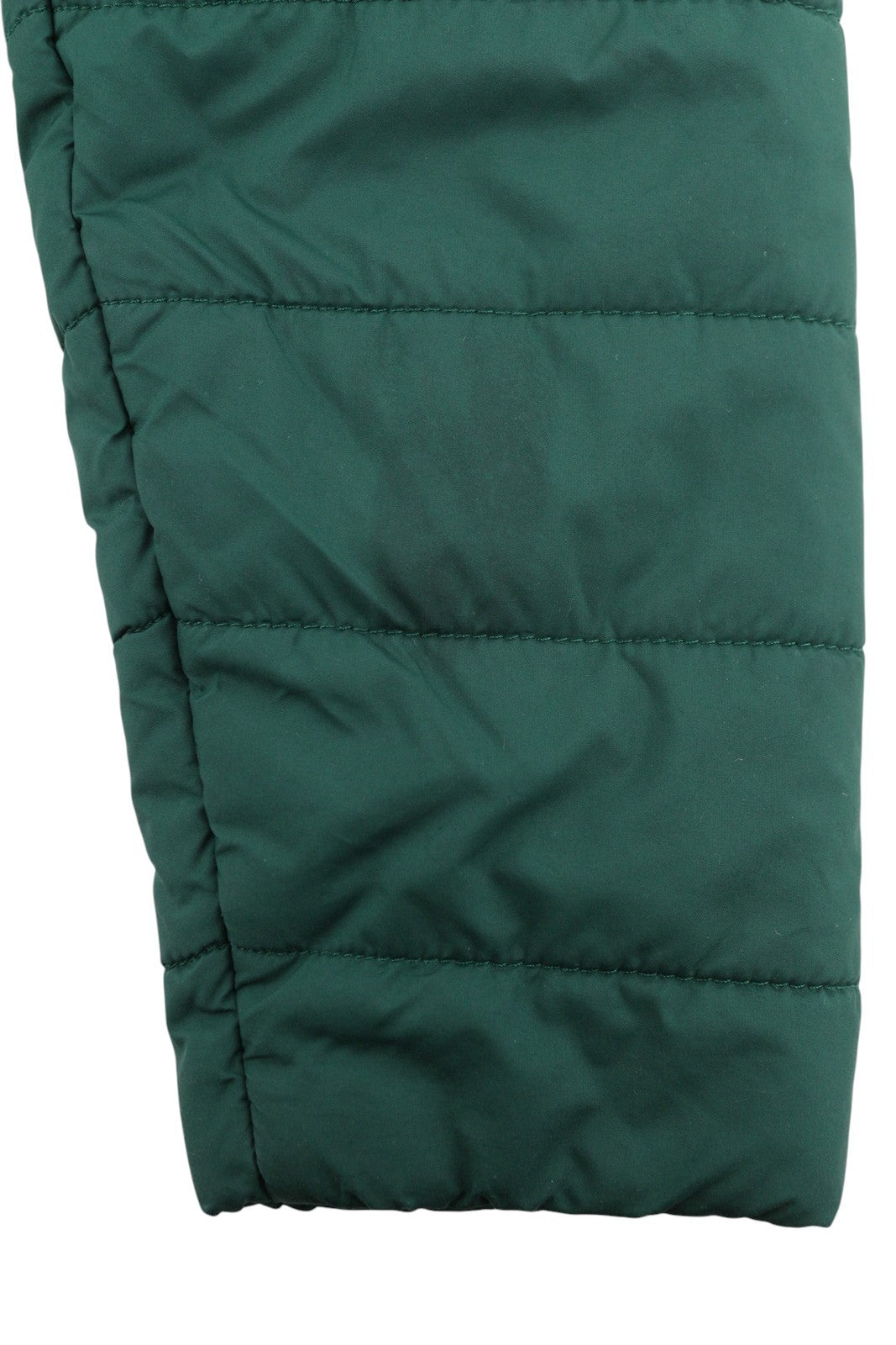THE NORTH FACE Boy Jacket M Green Hooded Padded Quilted Full Zip