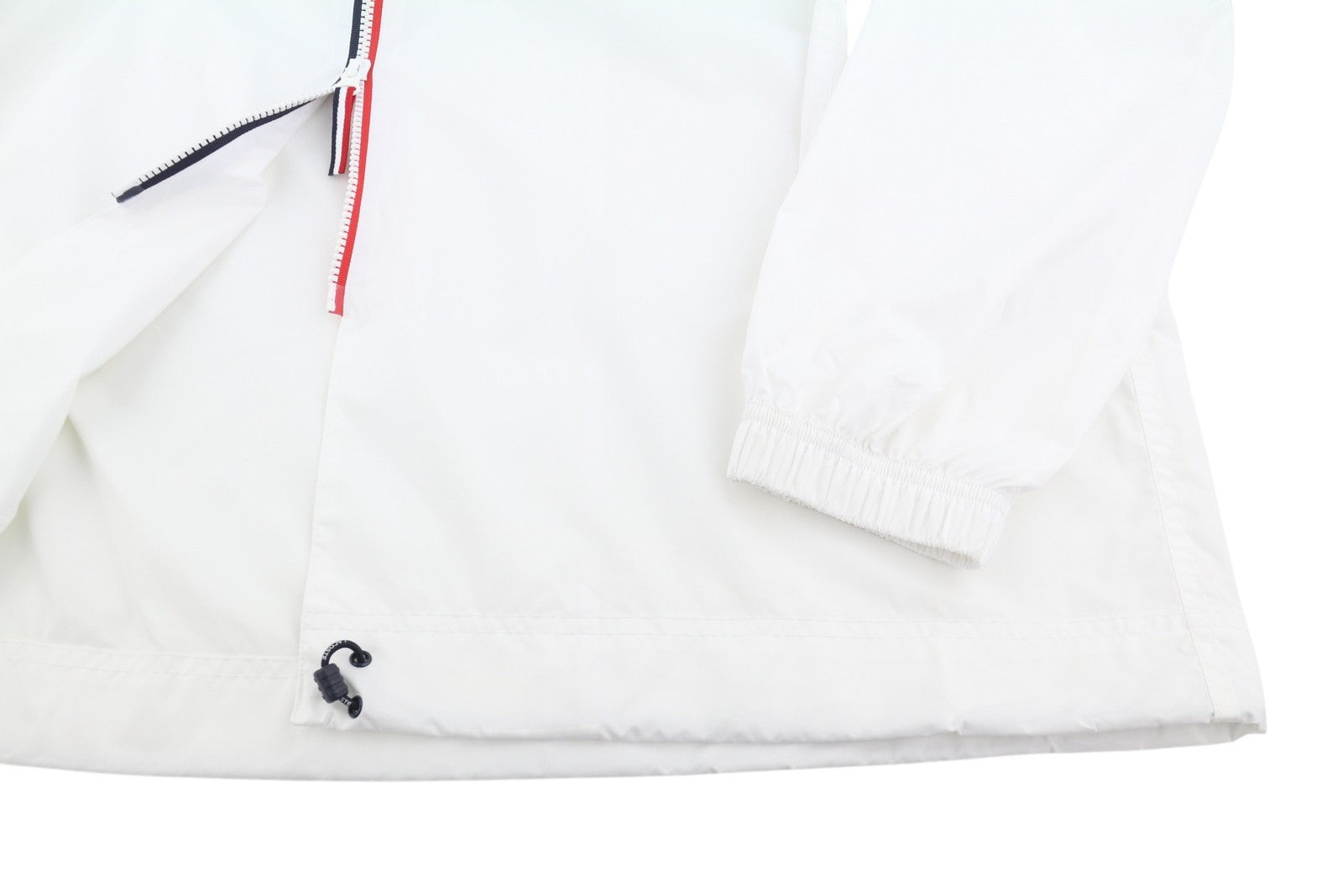 LACOSTE Sport Men Jacket S/M White Water Repellent Hooded Lightweight RRP299