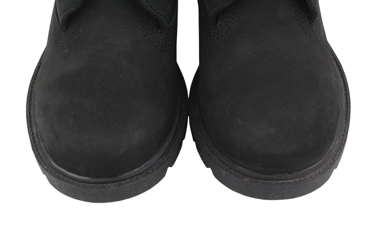 TIMBERLAND Boy Boots EU33 Black Leather Laced Waterproof Non-Marking
