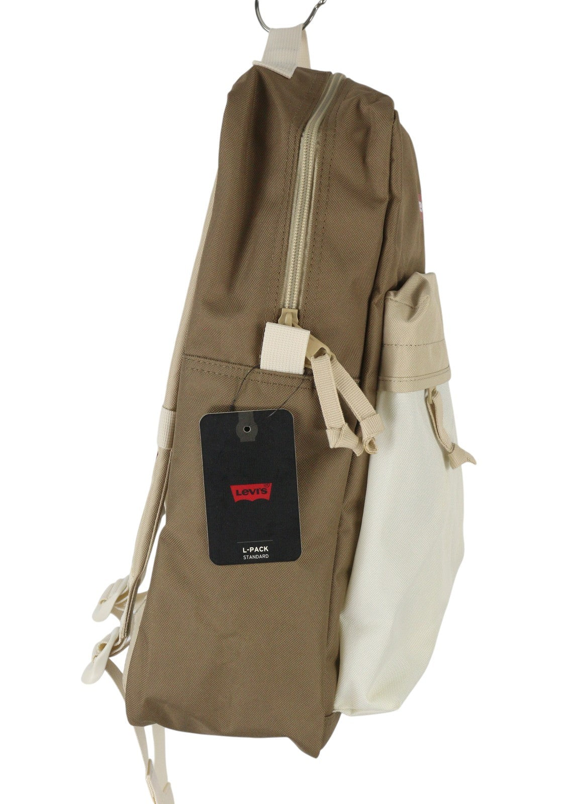 LEVI'S Men Bag OS Brown Functional Zipped Unisex Backpack