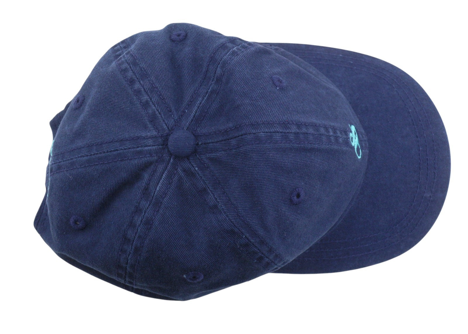 SCOTCH & SODA Men Cap OS Dark Blue Cotton Embroidered Logo Unisex Baseball