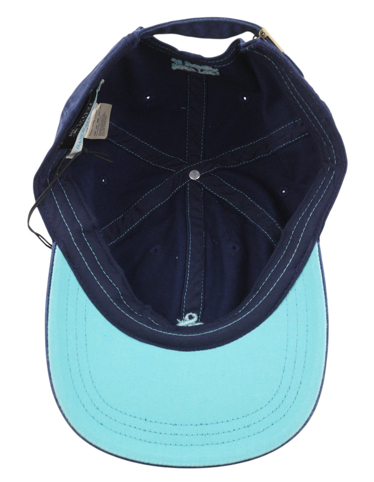 SCOTCH & SODA Men Cap OS Dark Blue Cotton Embroidered Logo Unisex Baseball