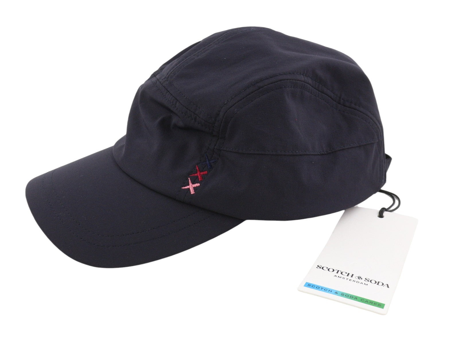 SCOTCH & SODA Men Cap OS Dark Grey Mesh Lined Pocket Unisex Baseball