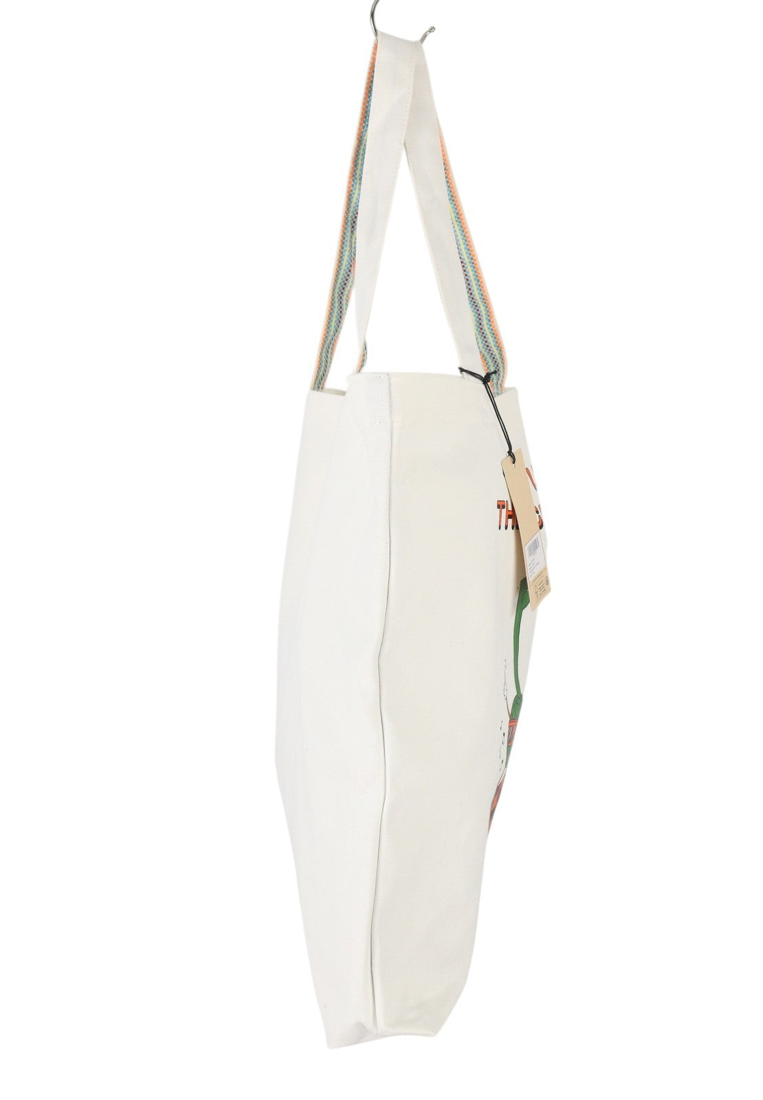 SCOTCH & SODA Women Bag OS White Canvas Patterned Artwork Tote Unisex
