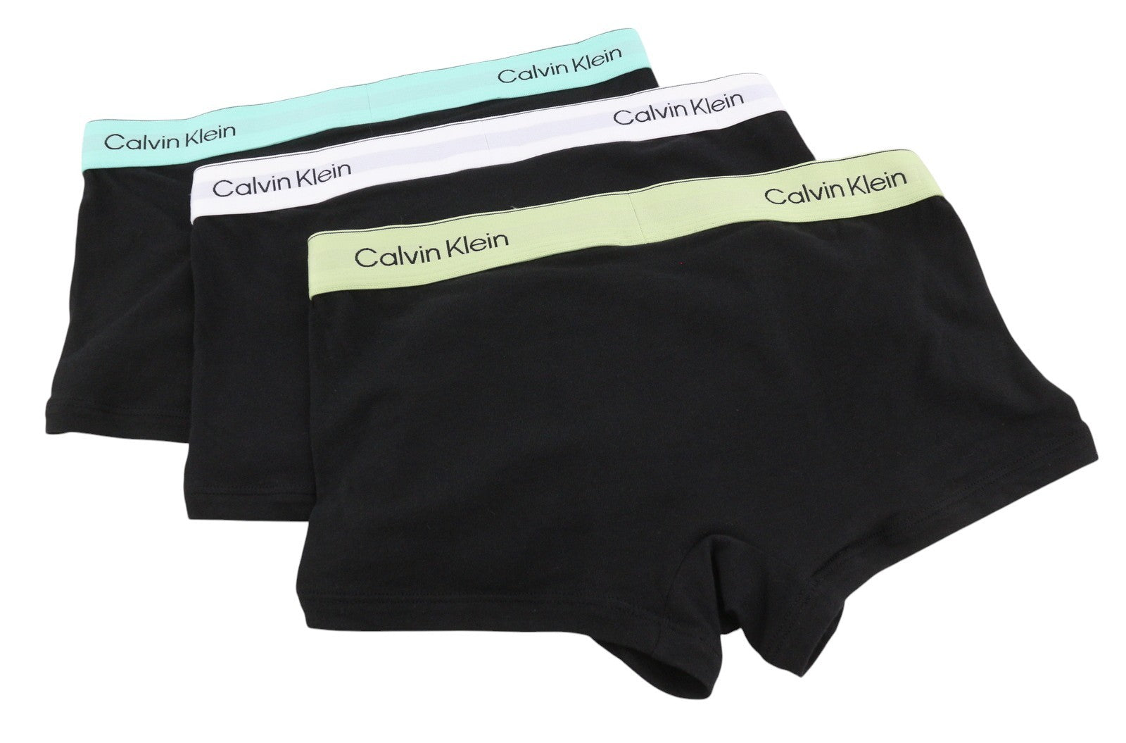 CALVIN KLEIN Icon Cotton Stretch Men Underwear S Black 3 Low Rise Trunks