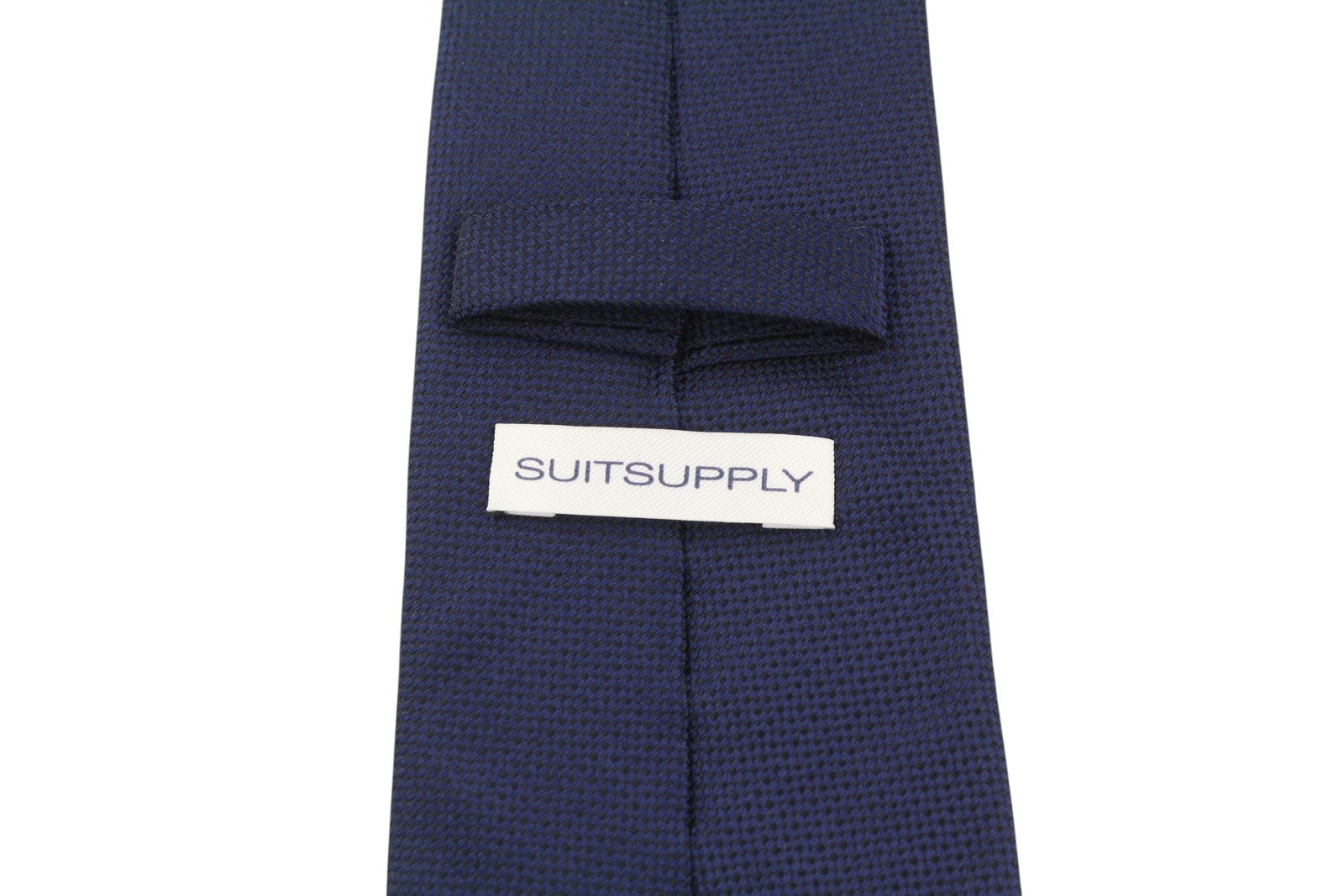 SUITSUPPLY Men Tie 150 x 8 CM Dark Blue Silk Tied Formal