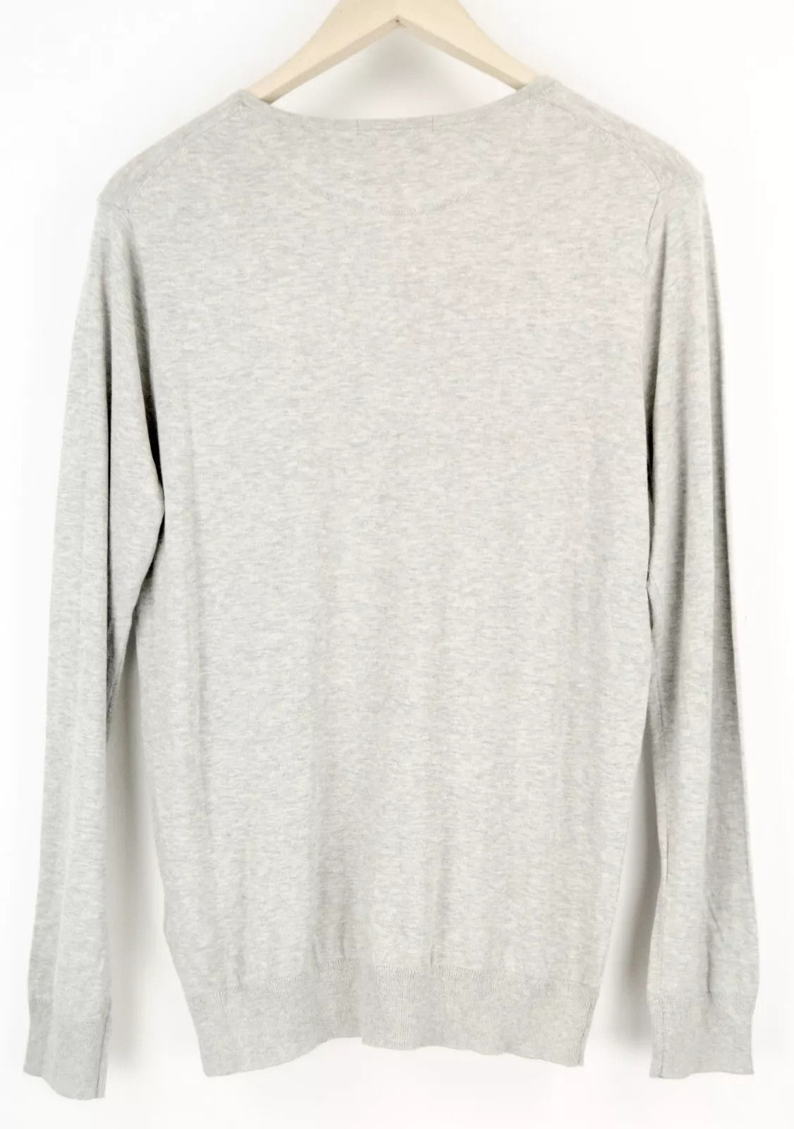 SCOTCH & SODA Ams Couture Men Jumper M Grey Pure Cotton Knitted Pull On Sweater