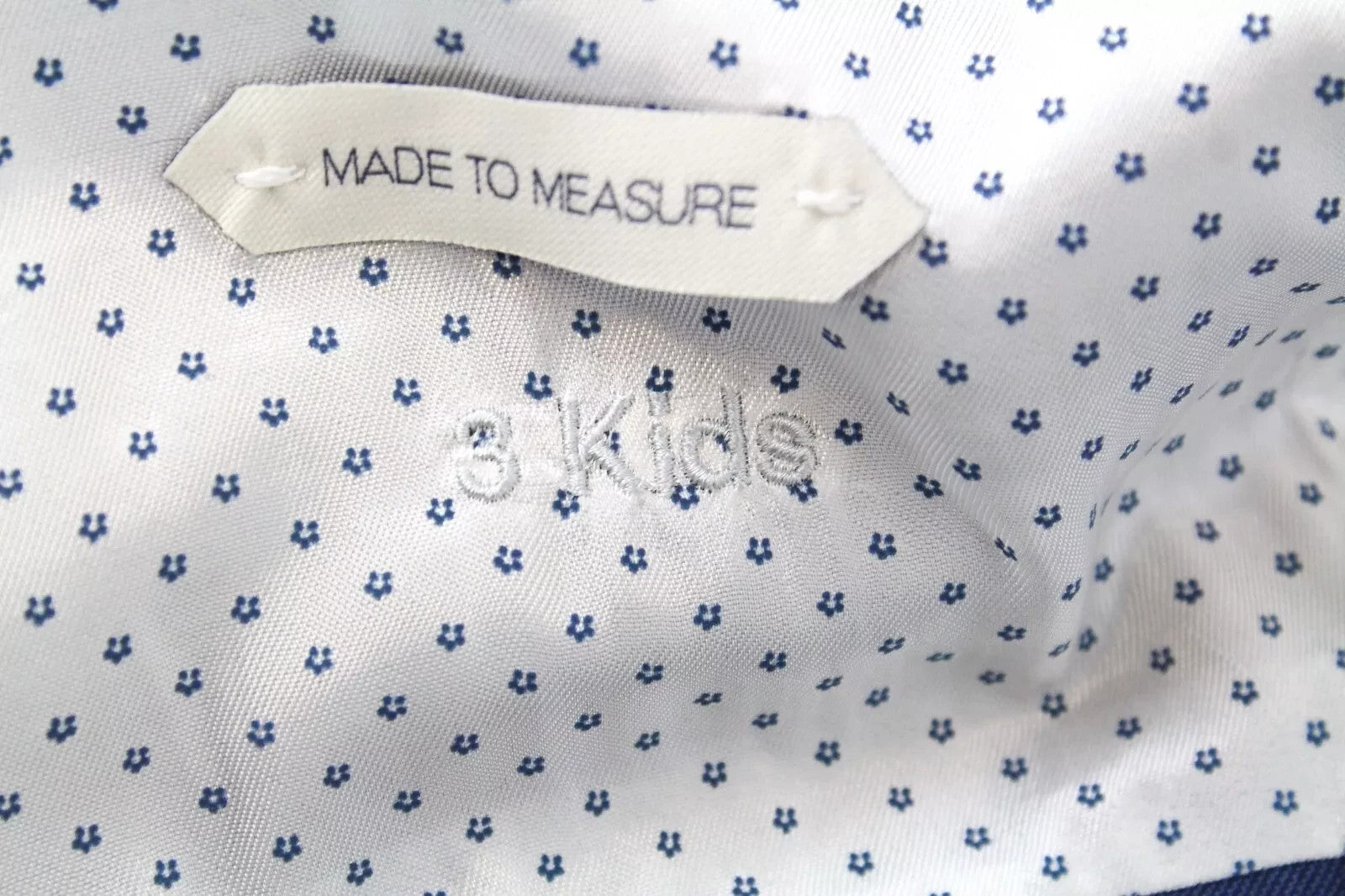 SUITSUPPLY Lazio Men Blazer UK44 Pure Wool Blue Notch Collared Lined Formal