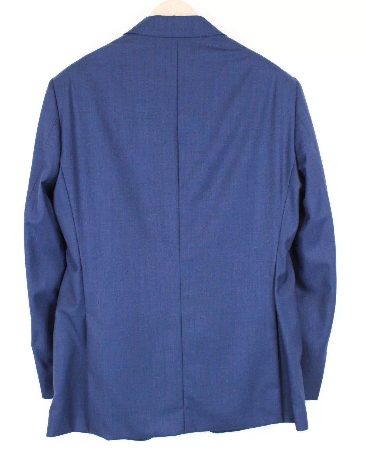 SUITSUPPLY Lazio Men Blazer UK44 Pure Wool Blue Notch Collared Lined Formal