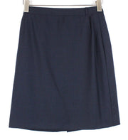 SUITSUPPLY Women Skirt 36 Slim Fit Navy Pure Wool Lined Classic Formal Short