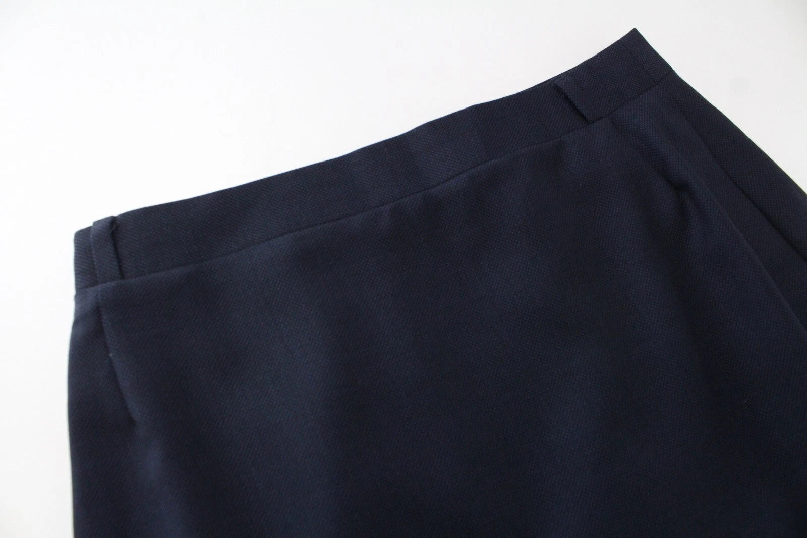SUITSUPPLY Women Skirt 36 Slim Fit Navy Pure Wool Lined Classic Formal Short