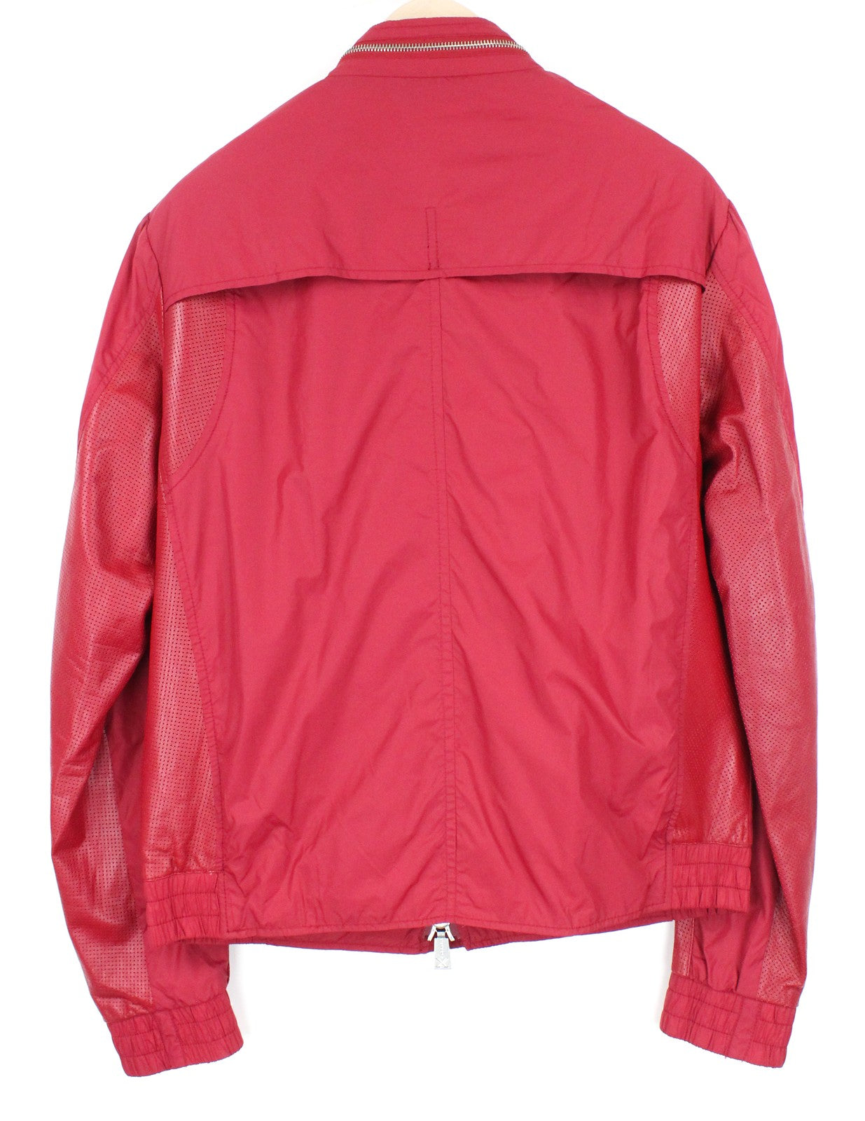 RICHMOND Men Jacket 50 M Red Lightweight Long Sleeve Single-Breasted Casual