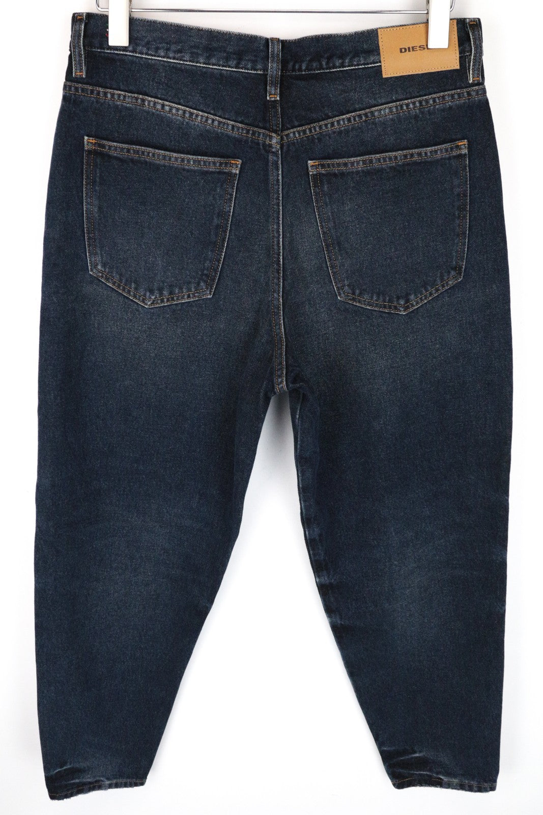 DIESEL Alys 084ZK Women Jeans W31/L30 Straight Washed Dark Blue Pure Cotton