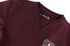 Rotes Jersey-Sweatshirt