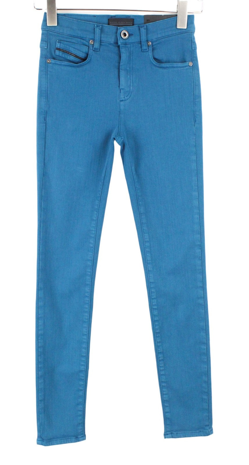 DIESEL BLACK GOLD Type-165A BG8JU Women Jeans W26 Super Skinny Blue Stretch