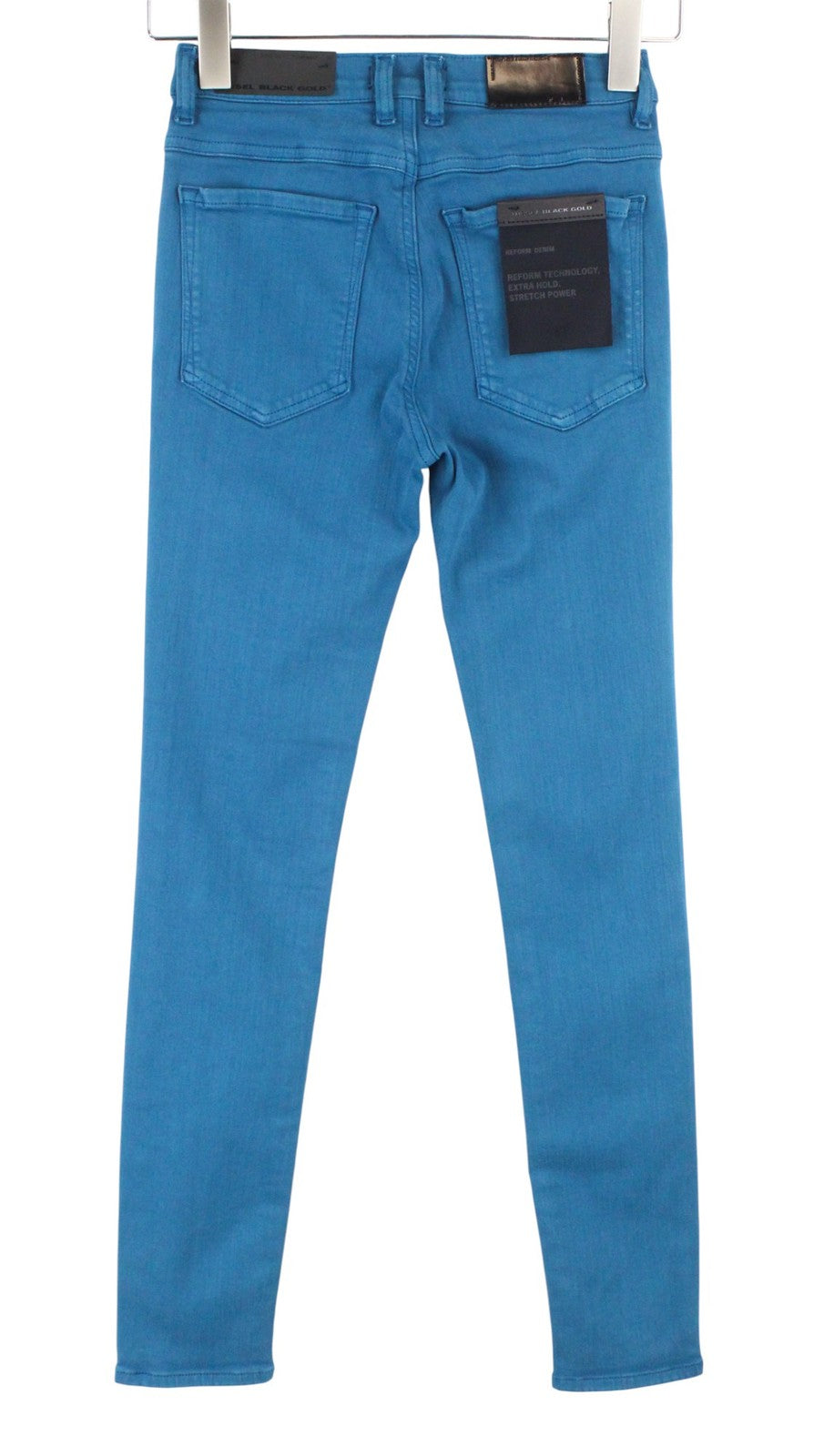 DIESEL BLACK GOLD Type-165A BG8JU Women Jeans W26 Super Skinny Blue Stretch