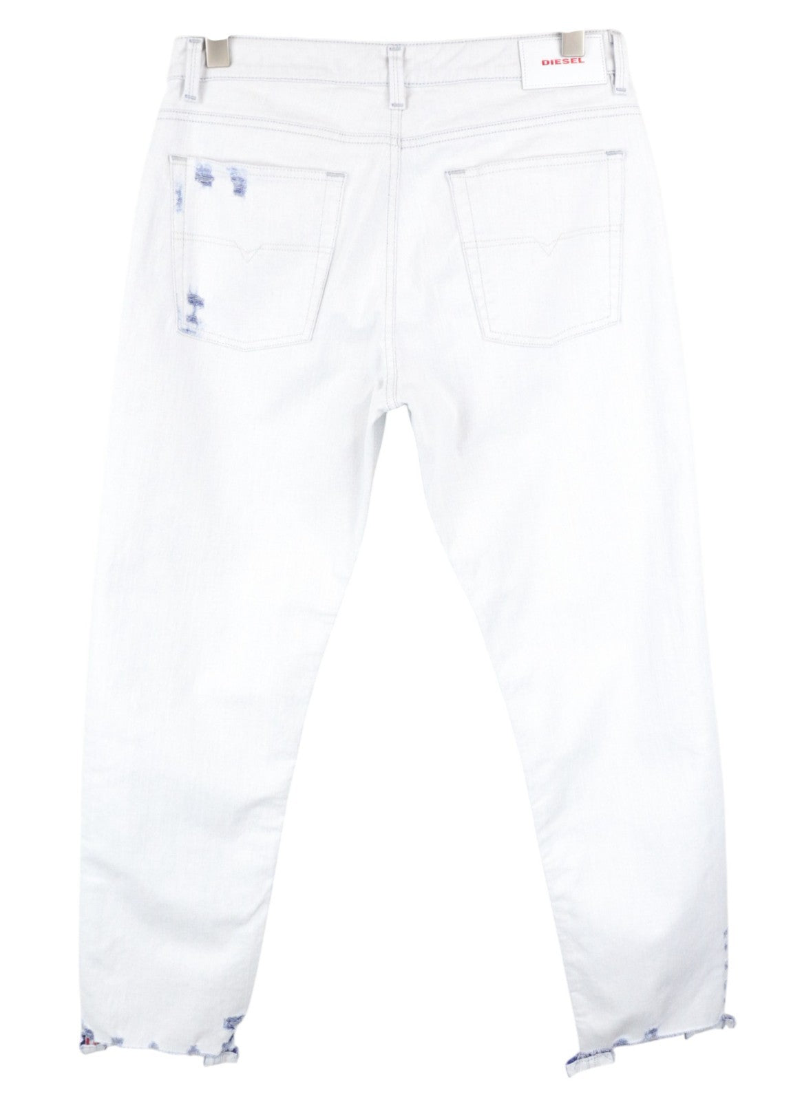 DIESEL Neekhol 003W7 Women Jeans W31/L32 Straight Fit Light Blue Washed Stretch