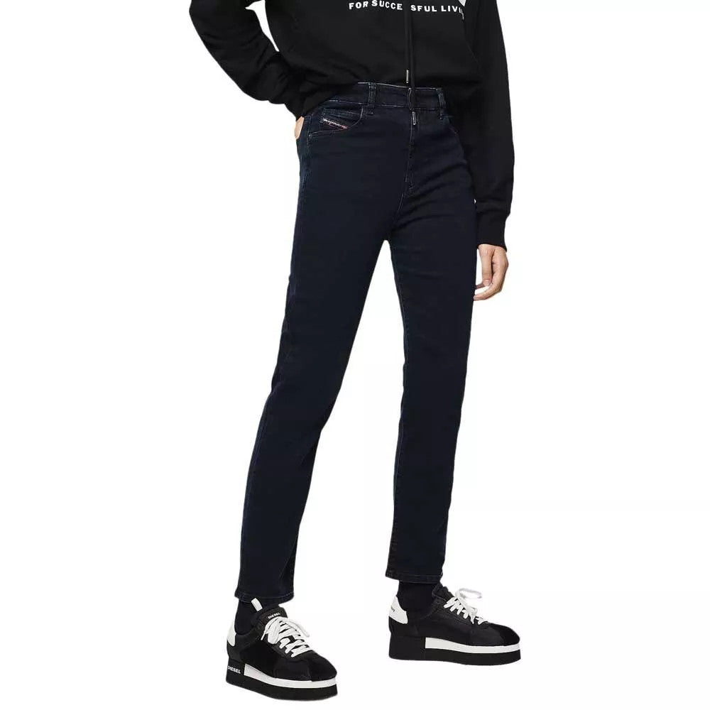 DIESEL D-Eiselle 069GL Women Jeans W28/L30 Straight Dark Blue Cotton Stretch
