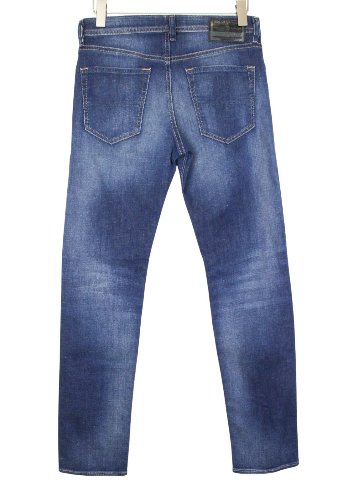 DIESEL Buster 084GR Men Jeans W29/L32 Stretch Regular Slim Taper Button Blue