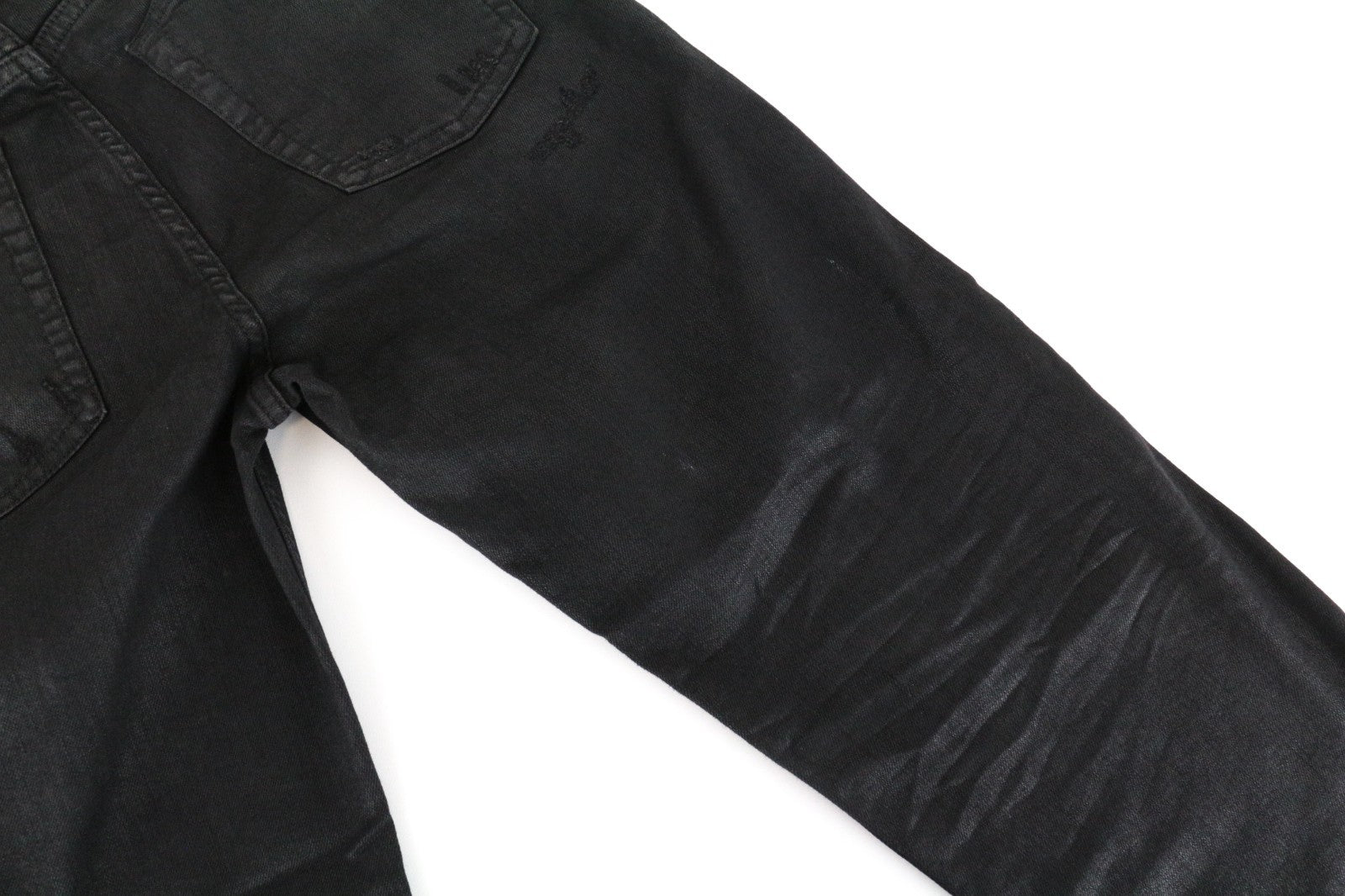 DIESEL Aryel 069JD Women Jeans W24/L32 Girls Stretch Regular Straight Fit Black