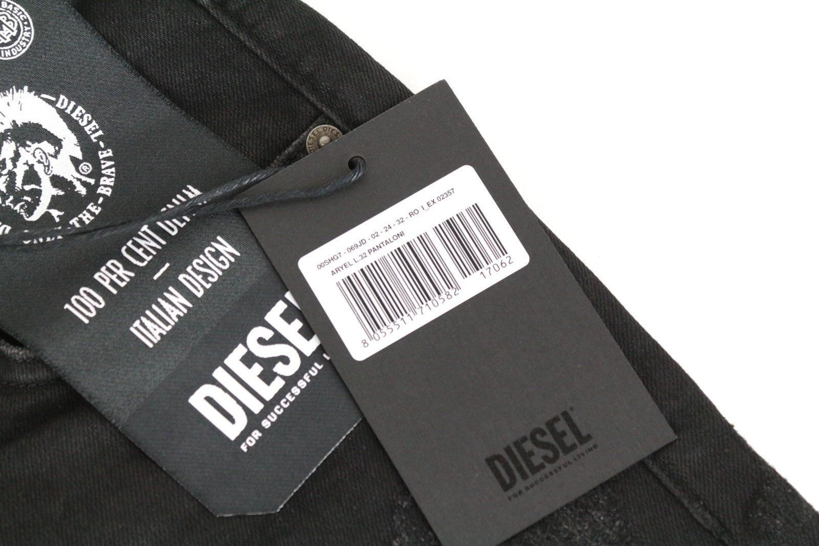 DIESEL Aryel 069JD Women Jeans W24/L32 Girls Stretch Regular Straight Fit Black
