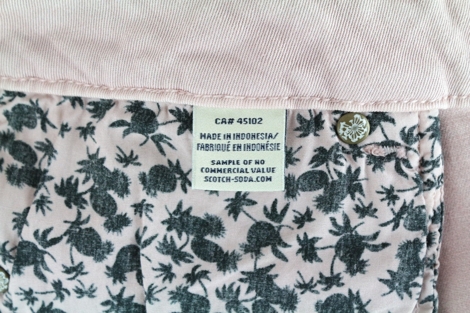 MAISON SCOTCH Women Jeans ~W30/L31 Light Pink Zipped Skinny Mid-Rise Classic~