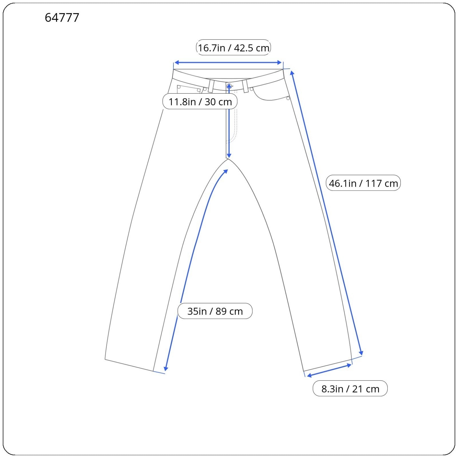 RICHMOND Men Trousers IT48 Loose Fit Buttoned Pleated Chino Classic Blue Linen