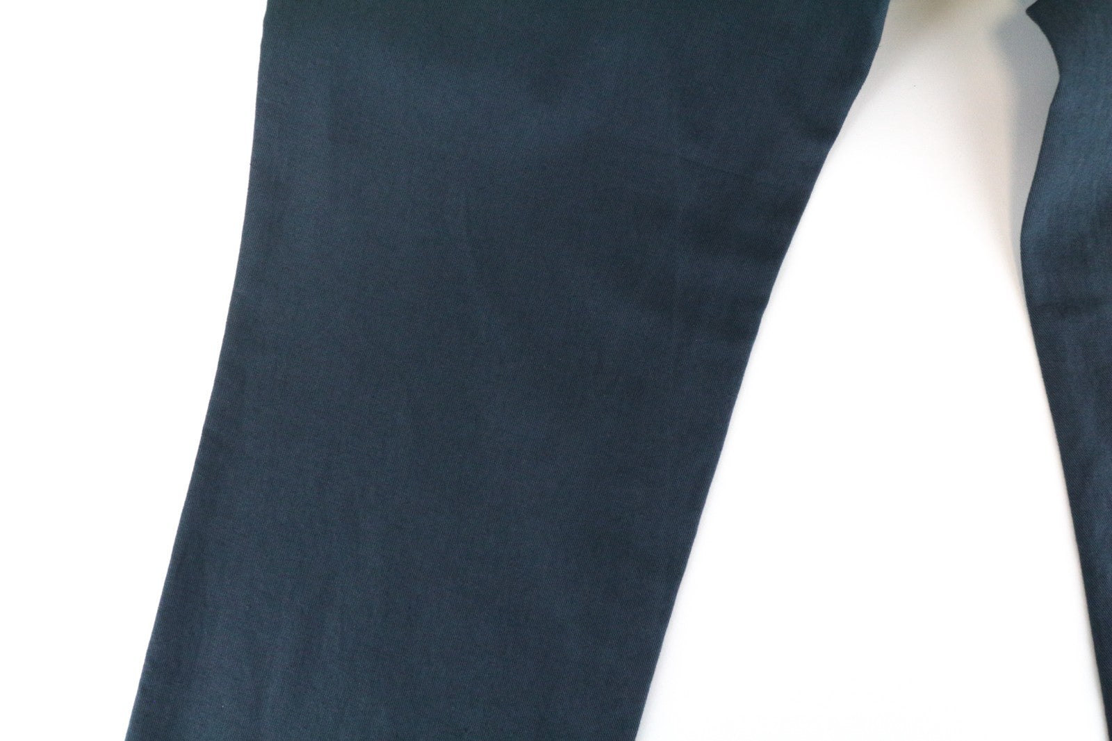 RICHMOND Men Trousers IT48 Loose Fit Buttoned Pleated Chino Classic Blue Linen