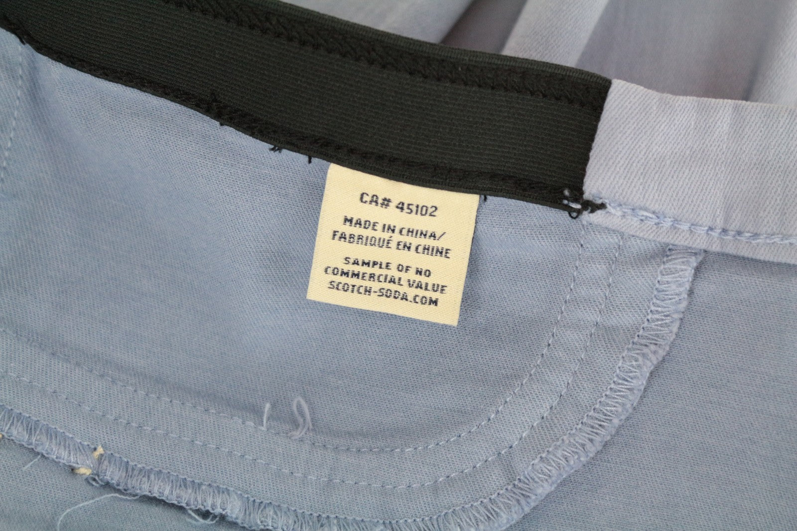 MAISON SCOTCH Women Trousers W27/L31 Blue Slim Fit Pull On Flat Front Casual